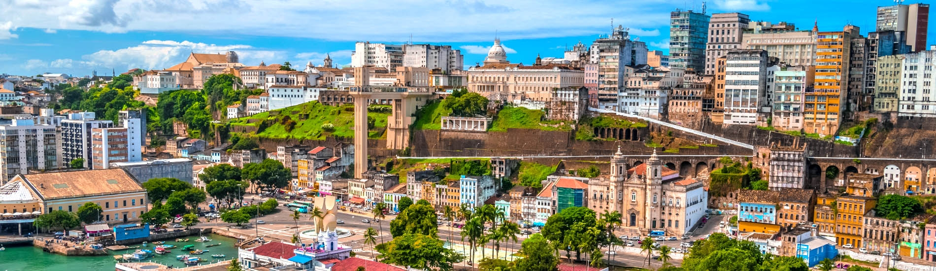 A panoramic view of Salvador Bahia - Brazil