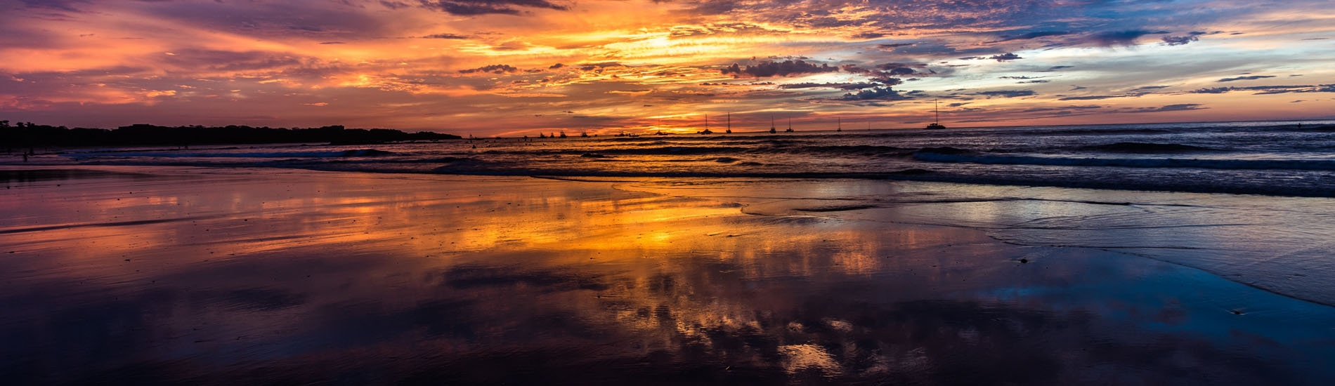 Costa Rica sunset beach