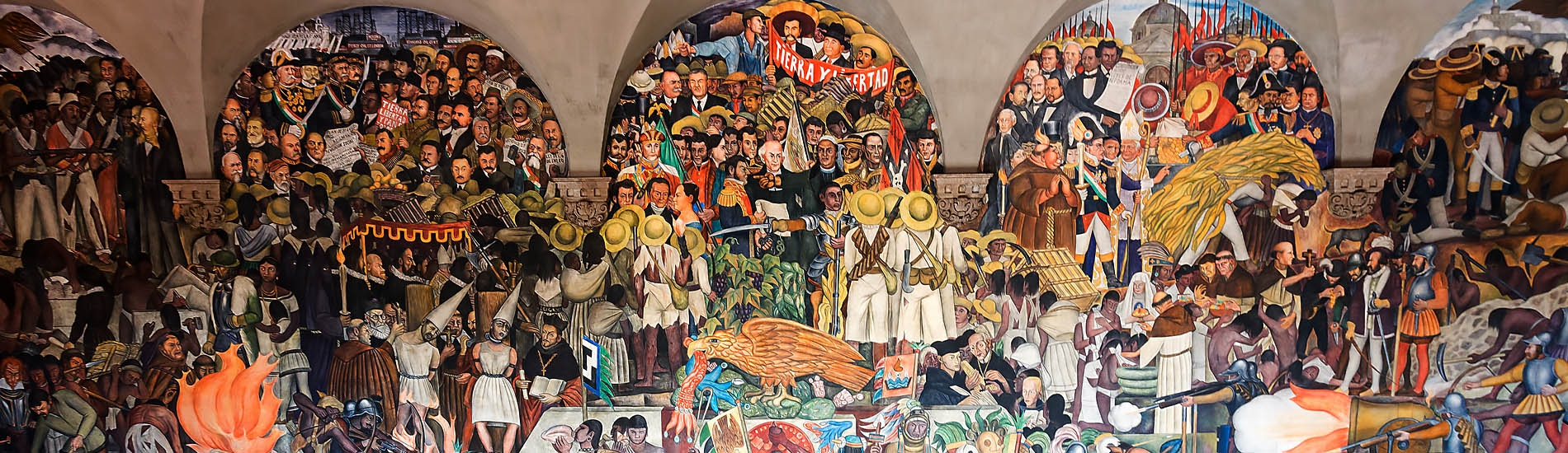 Diego Rivera fresco mural - National Palace