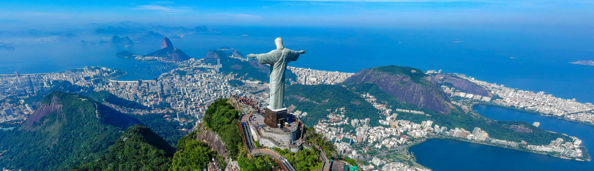 One of the Seven Wonders of the World the magnificent Christ the Redeemer